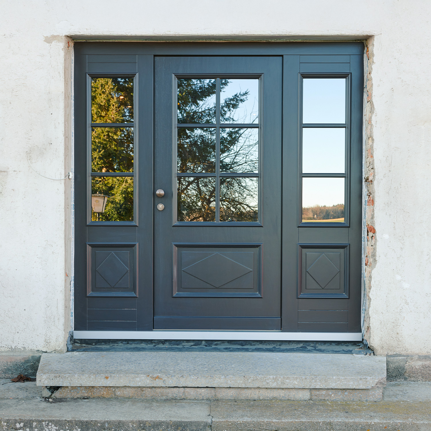 fuchs treppen haustuer baustelle referenz