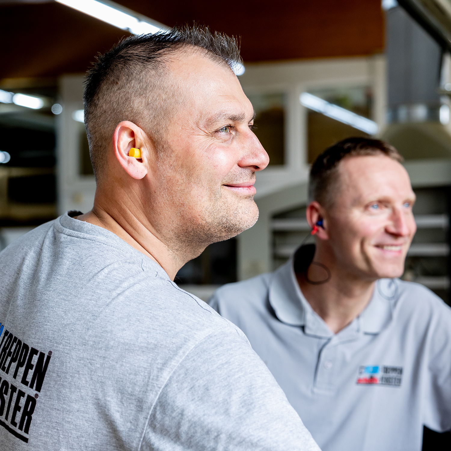 fuchs treppen holztreppe werkstatt team gespraech