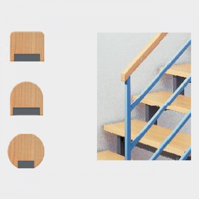 Geländer Handlauf Treppengeländer 0,26-0,6M 1-2-stufige Treppe 