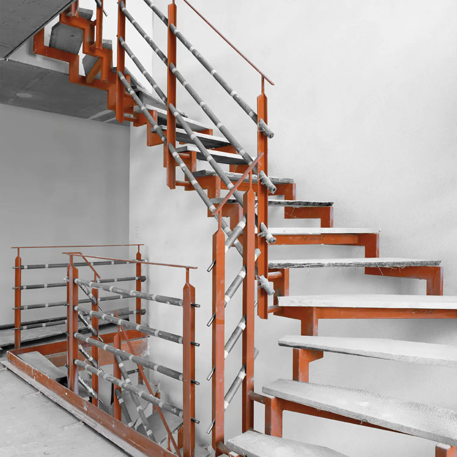 fuchs treppen rohbau zweiholm