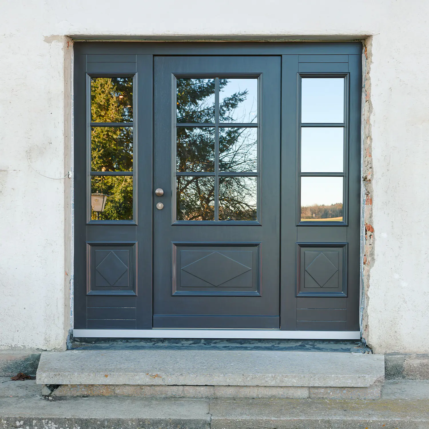 fuchs treppen haustuer baustelle referenz