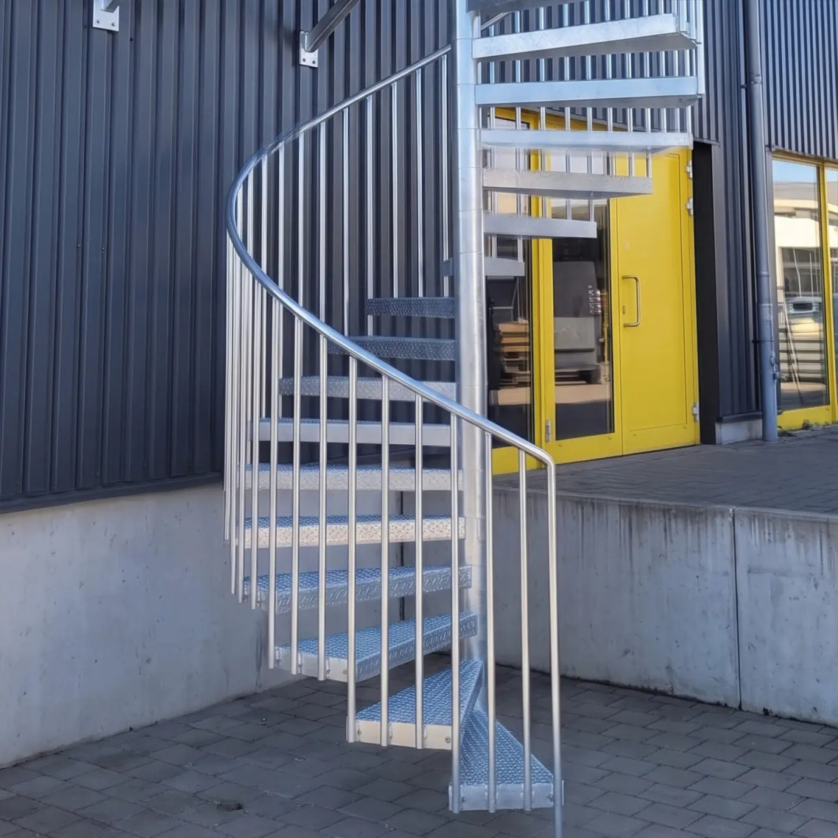 fuchs treppen aussentreppen spindeltreppe stabgelaender