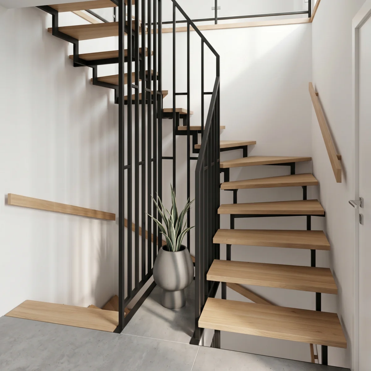 fuchs treppen harfentreppe standard eiche blockverleimt