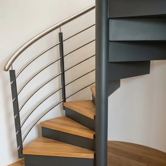 fuchs treppen faltwerk spindeltreppe eiche blockverleimt geoelt