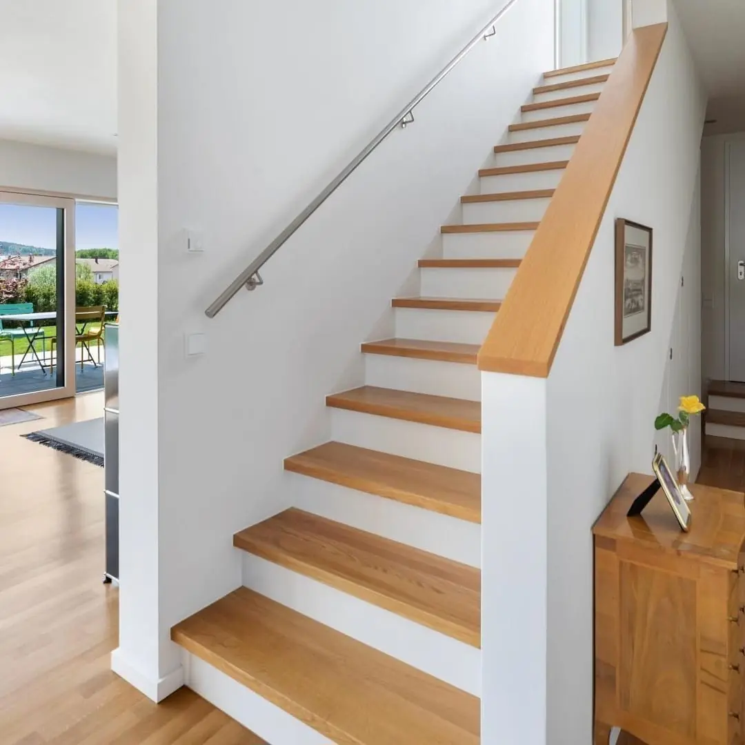 fuchs treppen zweiholmtreppe eiche blockverleimt