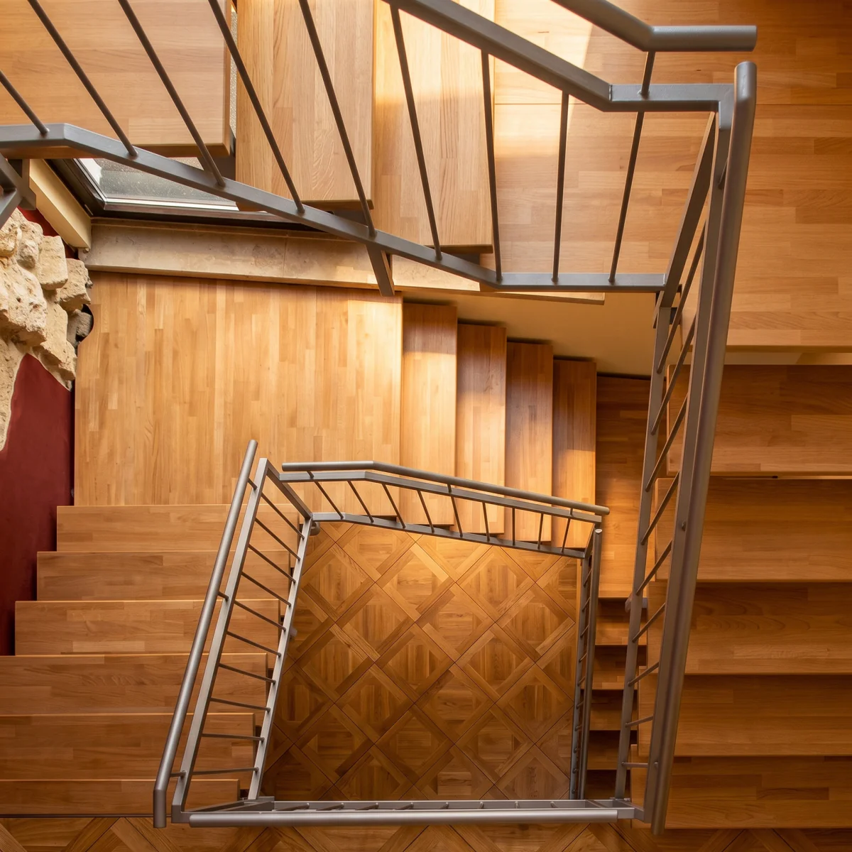 fuchs treppen zweiholmtreppe eiche keilgezinkt koeln
