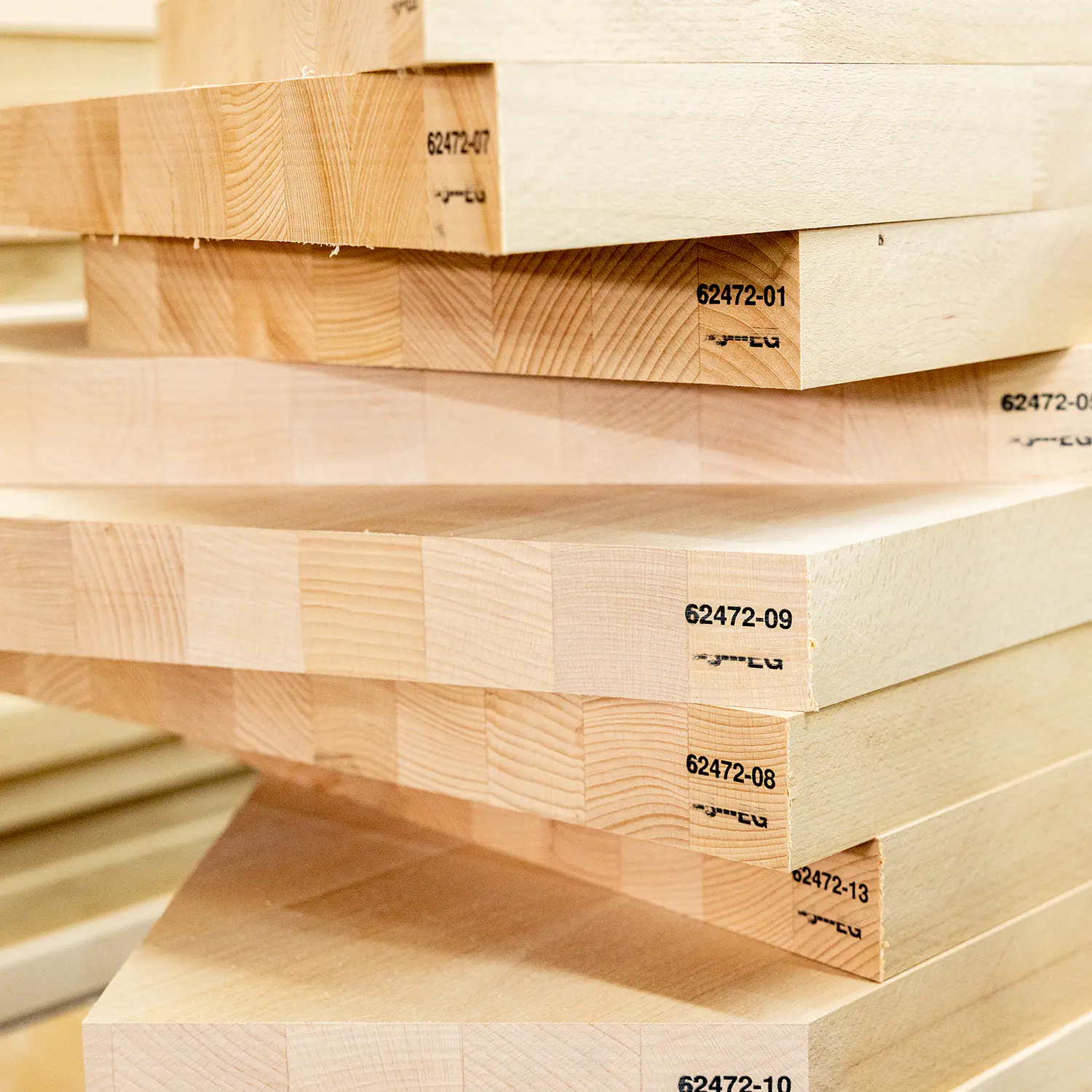 fuchs treppen treppenstufen rohlinge massivholz keilgezinkt gestapelt