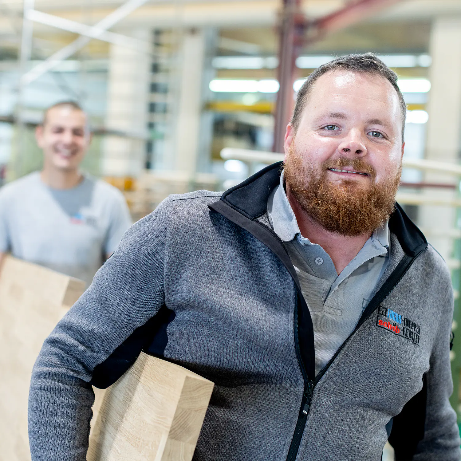 fuchs treppen werkstatt transport holztreppe stufenelement nahaufnahme